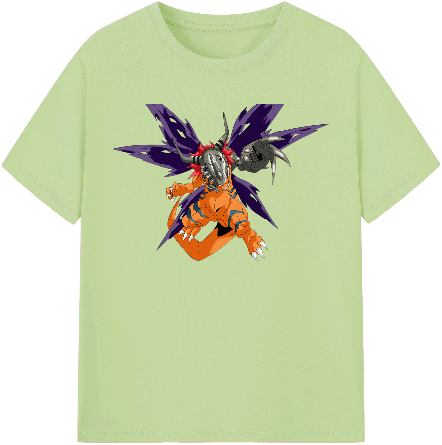（画像用） Digimon デジタルモンスター/デジモン 綿100％半袖Tシャツ（フロントプリント）